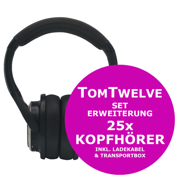 TomTwelve Set Erweiterung | 25x Kopfhörer
