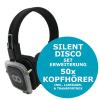 Silent Disco Set inkl. Silent Disco Kopfhörer von Headphone Revolution